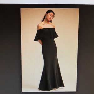 BHLDN Black Dara Dress